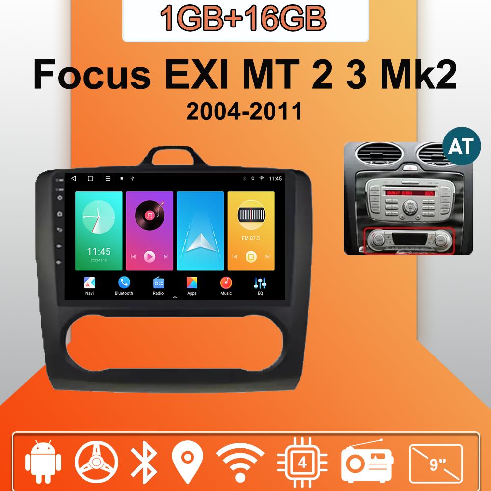 Android Carplay Car Radio For Ford Focus EXI MT 2 3 Mk2 Mk3 2004-2011 Multimedia Player Head Unit Stereo GPS Navigation BT WIFI 2+32GB