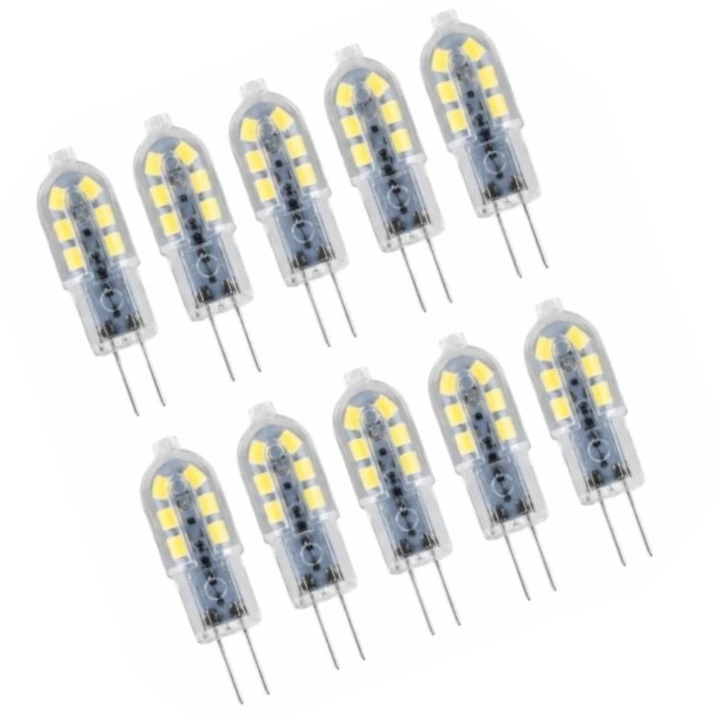 10 Pack Bi Pin Base LED Bulbs G4 LED Light Bulbs Bright LED Bulb Lights  Track Lighting