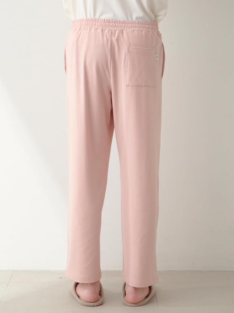Gelato Pique HOMME Rayon College Logo Long Pink Pants, Men's, PHCP254979,