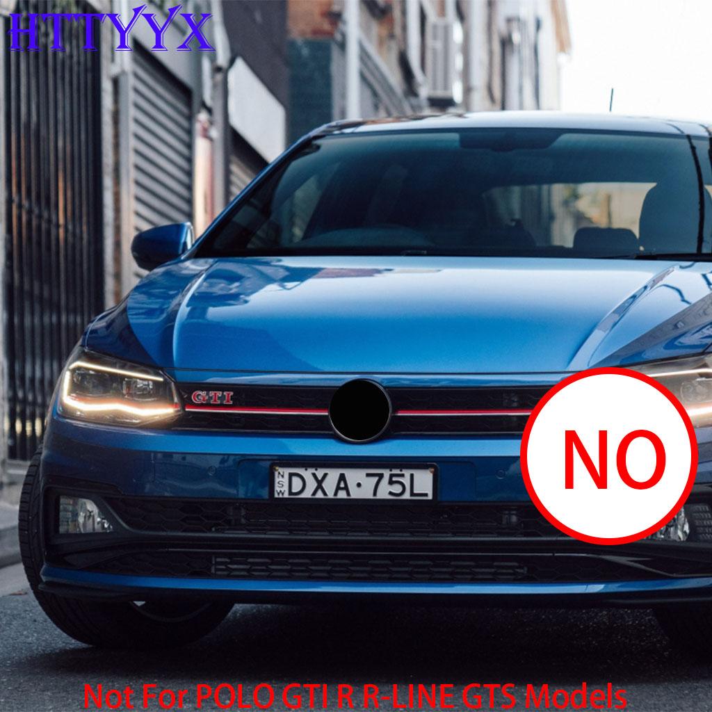Fit for VW Polo Mk6 Typ AW Standard TSI TDI 2018 2019 2020 2021 2022 Front Bumper Splitter Lip Diffusers 3pcs