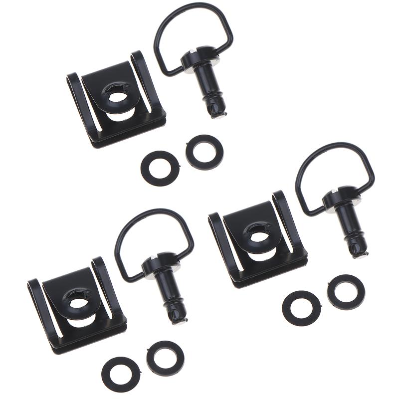 17mm Motorcycle Quick Release Screws 1/4 D-Ring Turn Race Fairing Fasteners Secure Lock for Motorbike Body Panel Fix
