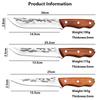 Stainless Steel Japanese Kitchen Knife Boning Knives Chef Slicing Knife Camping Fish Knifes Cutter