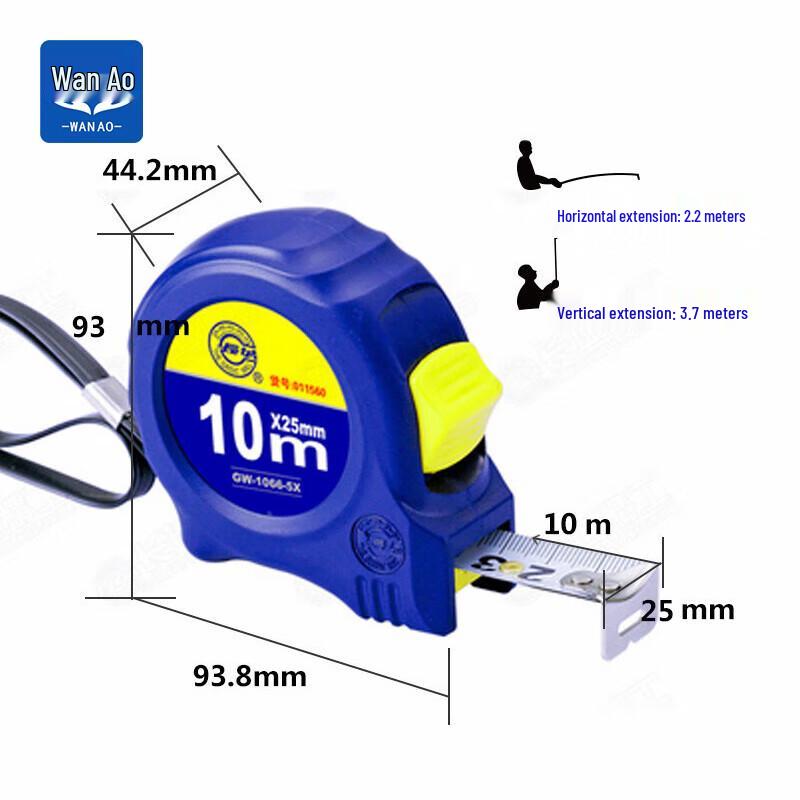 10m High-Precision Steel Measuring Tape