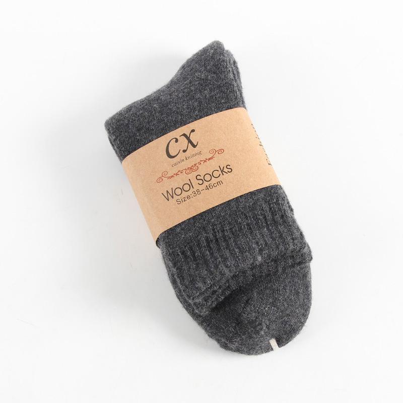 Herren Winterwolle & Kaschmir Dicke Frotteesocken