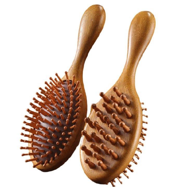 Natural Head Massagers Comb For Travel Office Use Of Sandalwoods for Gentle Hair Care