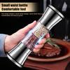 Stainless Steel Adjustable Salt Grinder Coarseness Easy To Clean Double Head 2 In