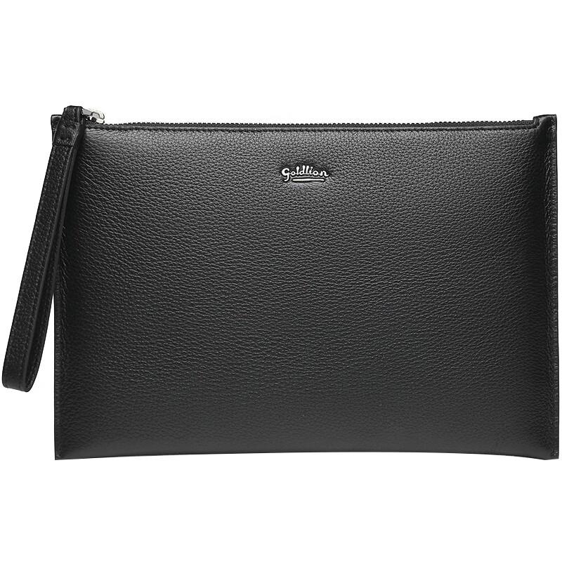 Goldlion Men's Leather Business Clutch Bag