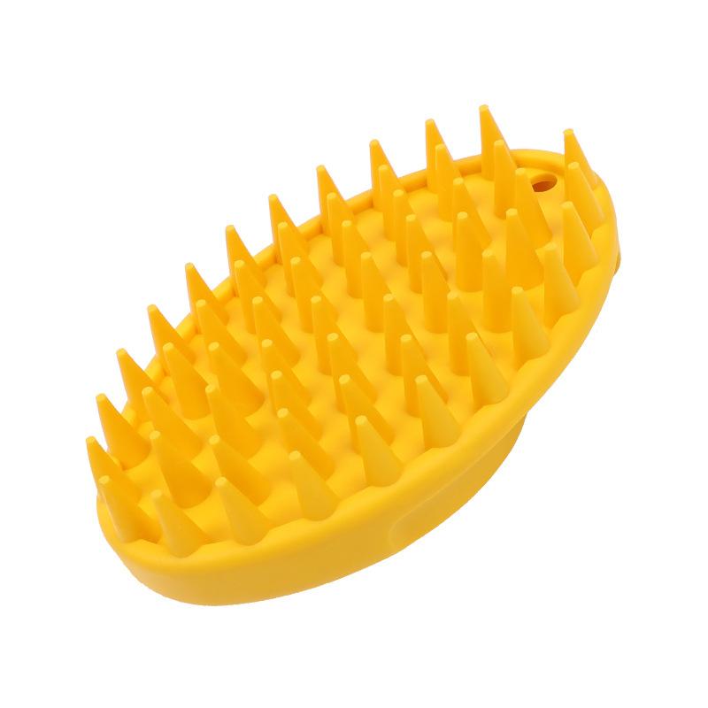 Pet products, pet bath massage brush, cat and dog massage brush, bath brush, bath products 926106 жёлтый