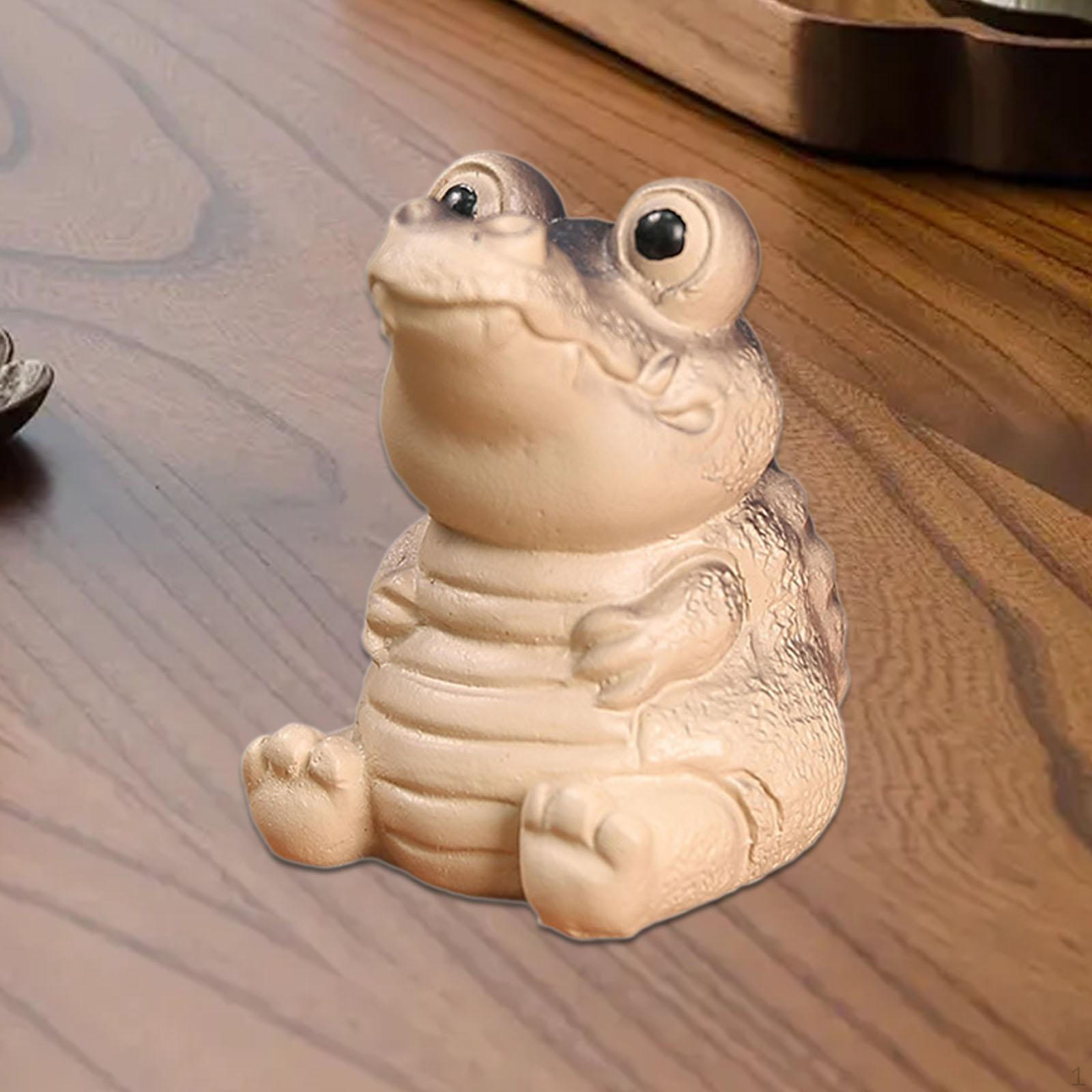 

Фигурка животного, чай, статуя домашнего животного, ремесла ручной работы, украшение для стола, мини-церемония Big Eyes