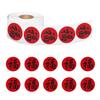 500/roll New Year's Fu Word Roll Sticker DIY Envelope Mobile Notebook Roll Sticker