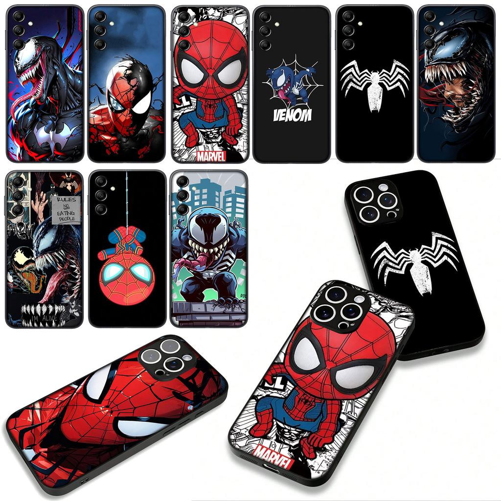 SpiderMan Venom Spider Marvel Man Hülle Handyhülle für Xiaomi Redmi Note 14 12 13 ProPlus A4 A3 Pro Plus 12C 13C 14C 5G