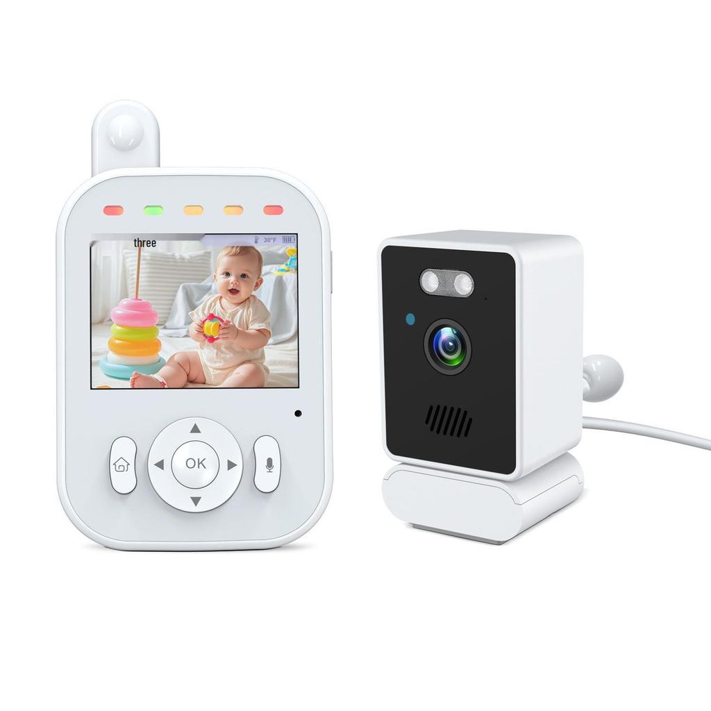 2.8-inch HD Baby Monitor with Video Intercom and Home Surveillance Camera