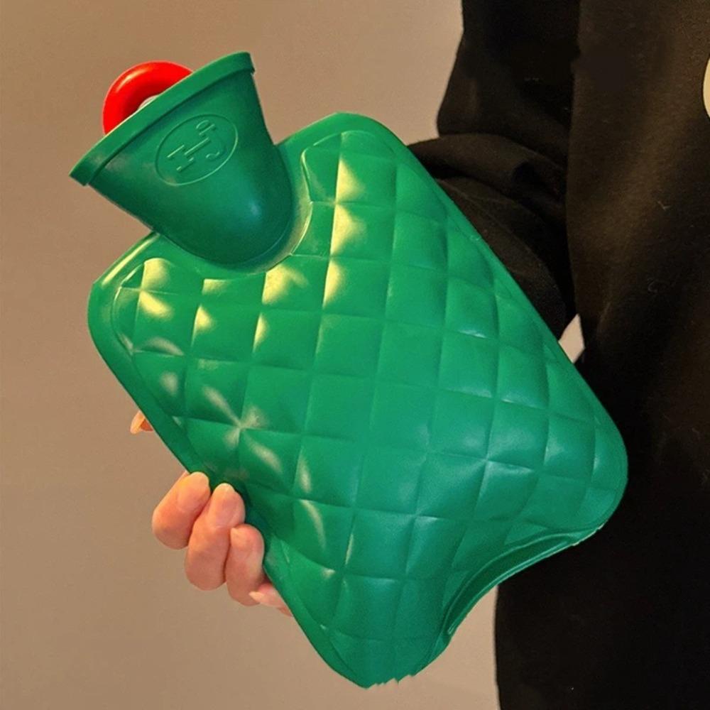 Removable Cover Hot Water Bottle Anti-scalding Hand Warmer Cute Hot Water Bag Hand Warming