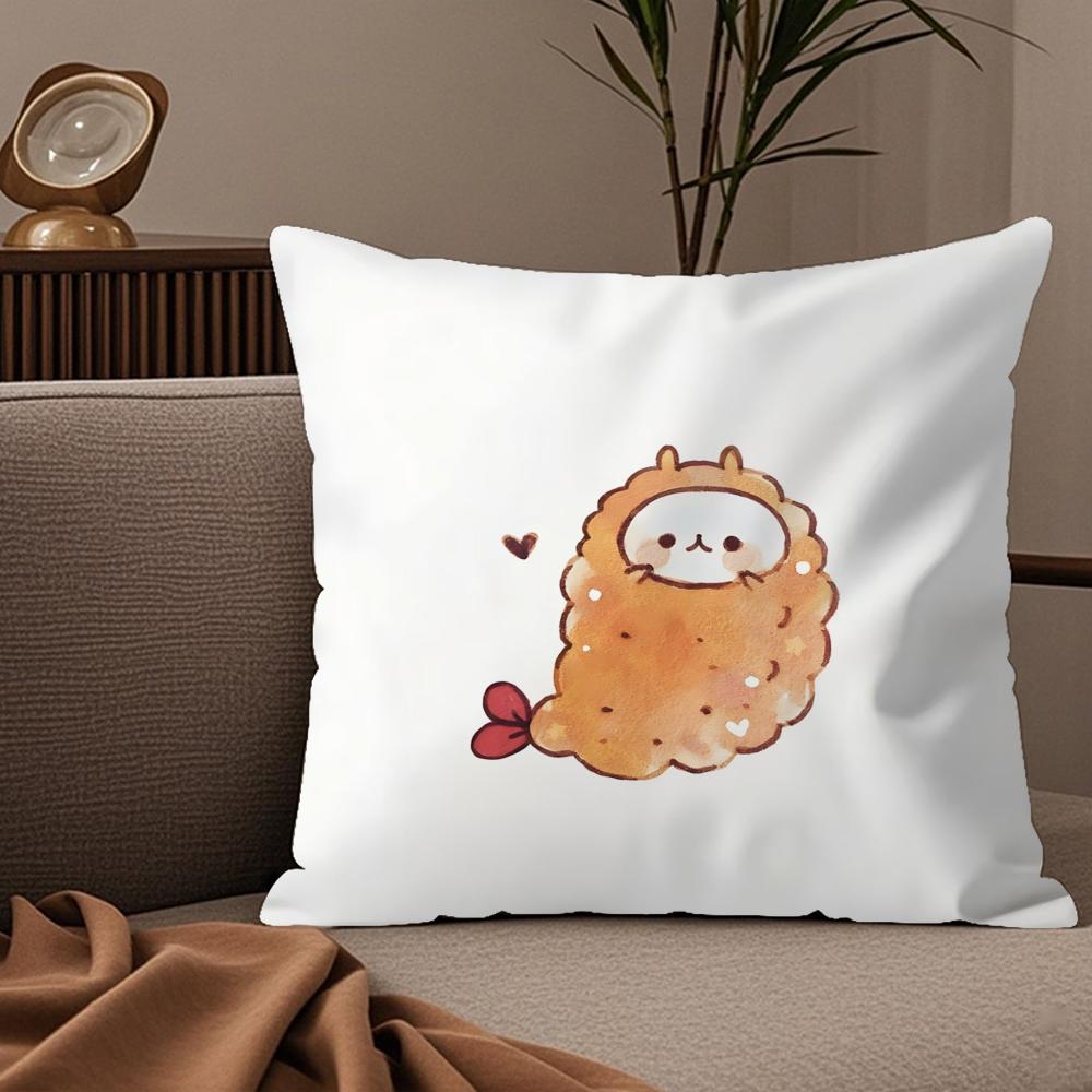 fashing animal companion patterns Pillow Case Silky elegant Comfort Sofa Bed Invisible zipper