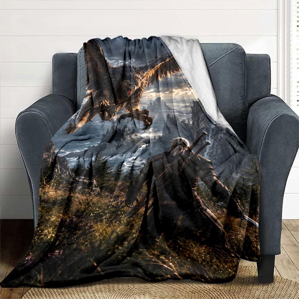 The Witcher 3 Blanket Durable Comfort Great For Office Office Chair Picnics For All Seasons Warmthful Decor Perfect Gift For Relatives And Friends