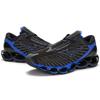 Mizuno Wave Prophecy 12S Chaussures de Course Unisexes Basses Noir-Bleu-Gris Confort Sport Amorti Antidérapant Résistant à l'Usure et Respirant J1GC230006