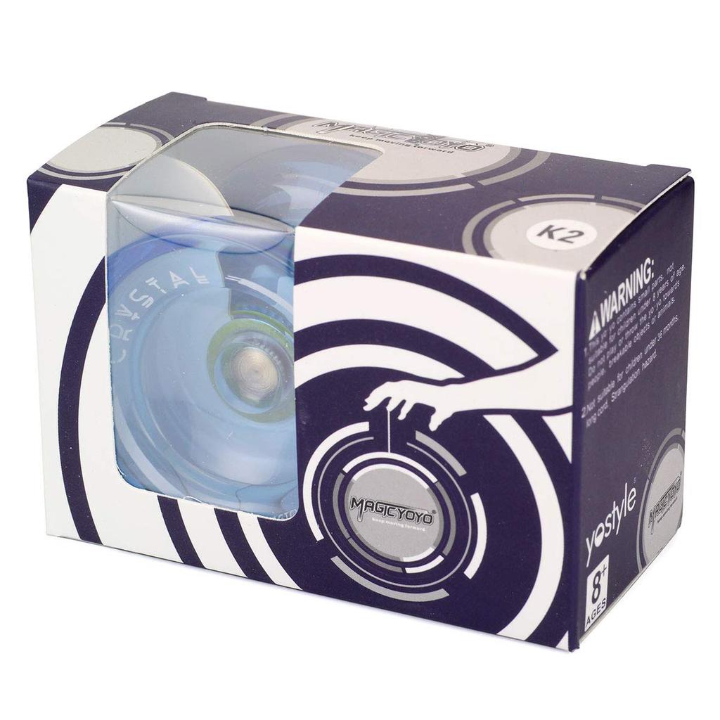 Intermediate Spin Gear Crystal Bind Special Model Yo-Yo (Clear Blue)