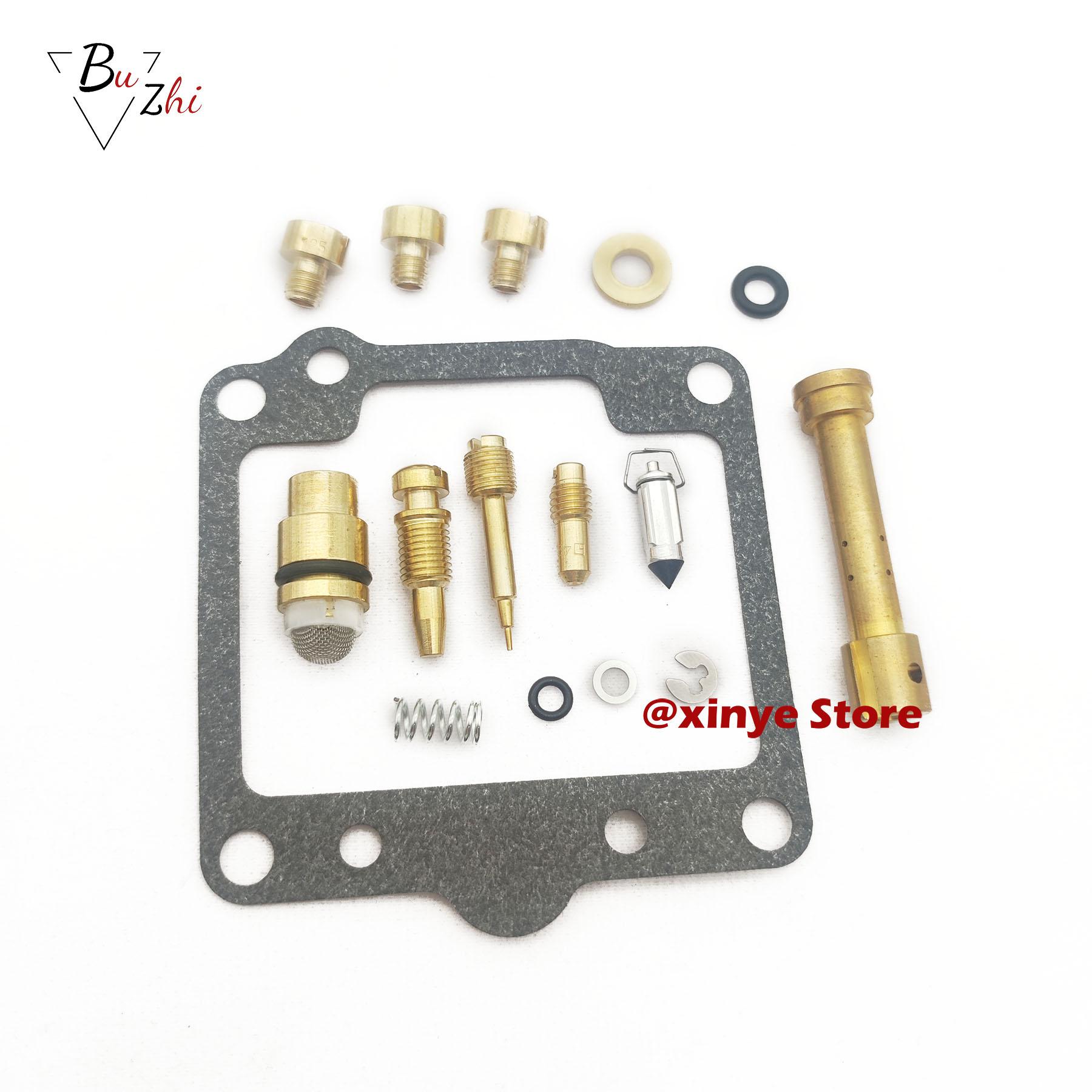 Motorcycle carburetor repair kit floating needle gasket air screw parts for Yamaha XS400 XS400S 1980-1982 XS 400 S 400S 1set