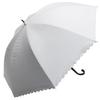 Asti Silver Manual ASP35ST50 Women's All-Weather Umbrella, C, Heat-Cut, Short, Opening, Off-White, 50cm,
