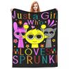 Sprunki Song Blanket Picnic Flannel Throw Blanket For Couch Bed Warm Soft Customized Quality Bedspread Gift Idea