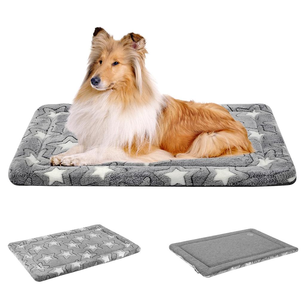 EMPSIGN Dog Cat Pet Pet Supports Sound Cold and Heat Just the Right Easy Retains Suitable for Medium and Large Gray Bed, Bed, Cushion, Mat,