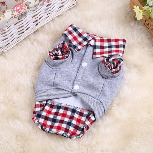 Pet Dog Cat Shirt Puppy Winter Warm Clothes Sweater Costume Jacket Coat
