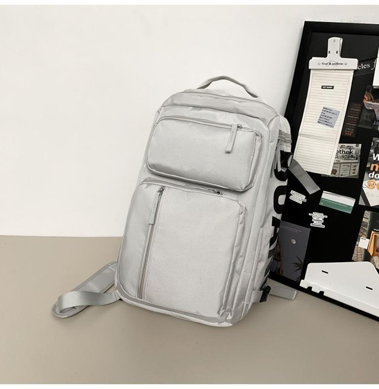 School Bag New Backpack Large Capacity Cool Tooling Style Outdoor Hiking Backpack Personalized Fitness Shoulder Bag