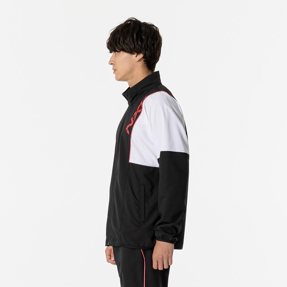 N-XT Move Cross Jacket, UPF 50+, Moisture-Wicking, Quick-Drying, Stretch Jersey, Unisex, Adult, Black, Size XL, 32JCB220