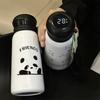 400ML Panda Stainless Steel Smart Thermos Mug LED Temperature Display Coffee Cup Keep Cold Heat Thermal Mug Travel Vacuum Flask