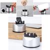 Tungsten Steel Knife Sharpener With Multifunction Sucker Base For Kitchen Use