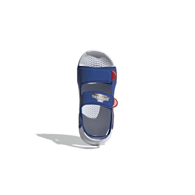adidas Adventures Swim Sandals Synthetic Leather Slip Resistant Children's Sandals Blue Children Aged 3 7 Years Old FY8938