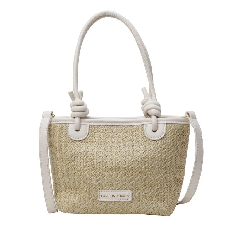 

Простая соломенная плетеная сумка в стиле ретро для женщин 2024 года, новая модная корейская версия, персонализированная сумка-мессенджер для женщин, сумка через плечо