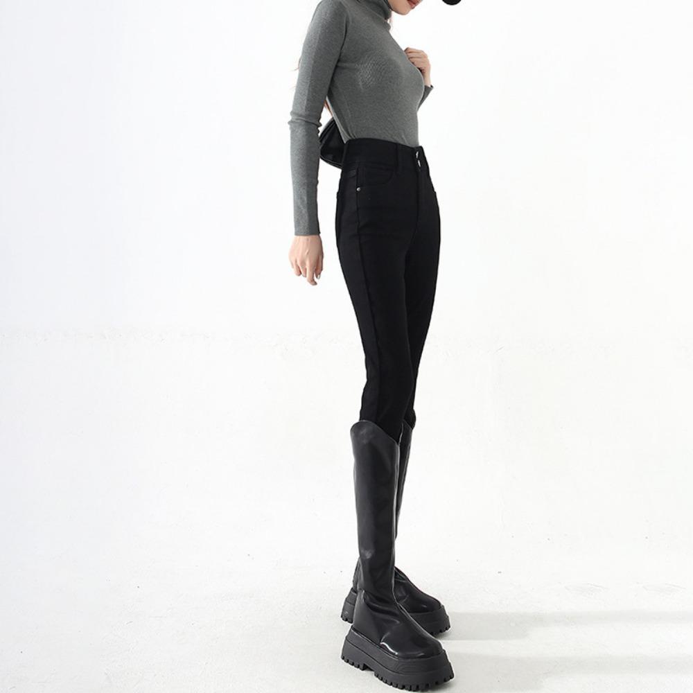 Xiaoxiangfeng Elastic Slim Fit Slim Pants Jeans 2025 Autumn and Winter New Pencil Jeans