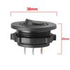 Replacement Parts 12V 20A/24V 10A Round Rocker Toggle 3 Pin SPST LED Indicator Switch ON/OFF Switch for Car Boat Truck