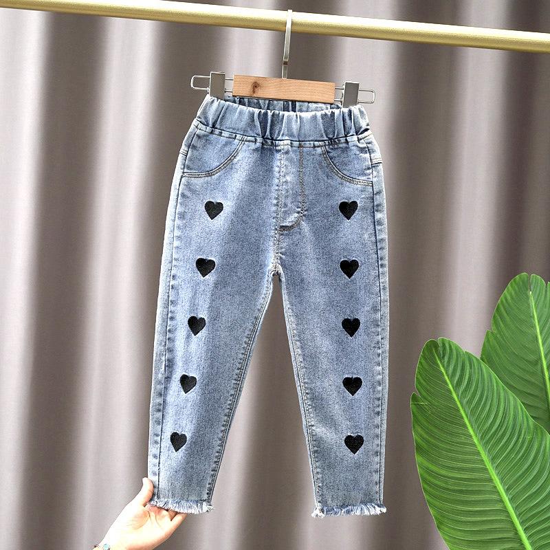 Girls' Jeans Children's Autumn Casual Pants Baby Girl Pants Autumn Outerwear