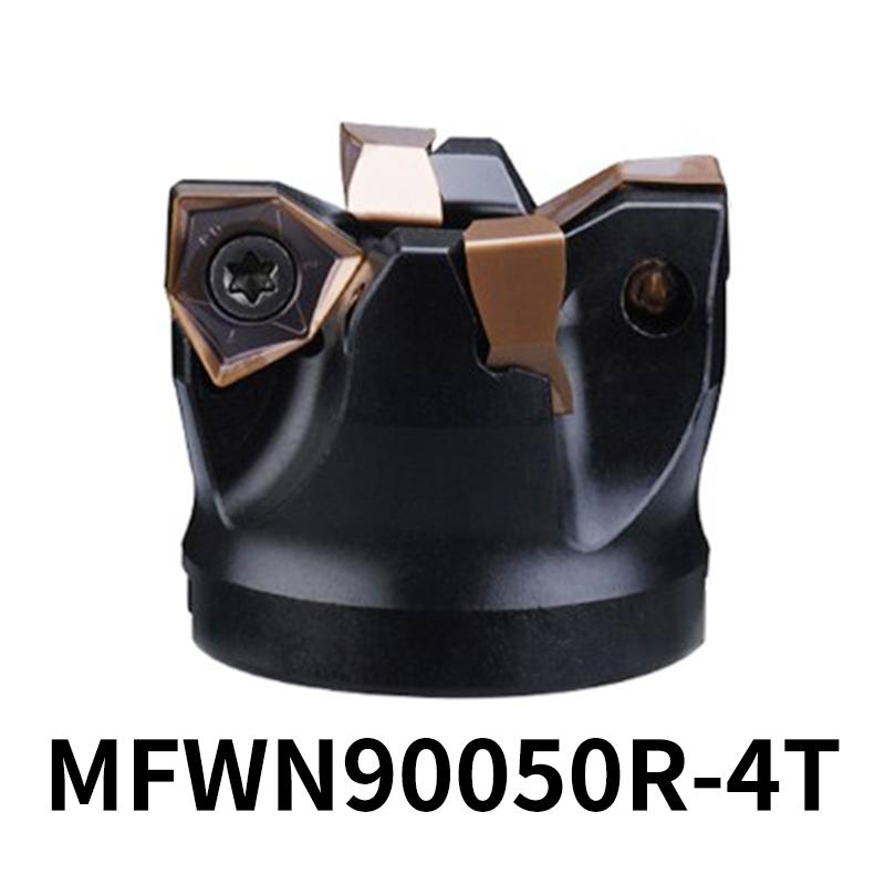 

MFWN90 Heavy Cutting Milling Cutter Head MFWN90063R Indexable End Mill Fast Feed Face End Mill WNMU0806 Milling Insert CNC Lathe MFWN90050R-4T