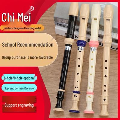 Chimei 6/8-Loch Deutsche Sopranblockflöte für Anfänger (C-Taste)