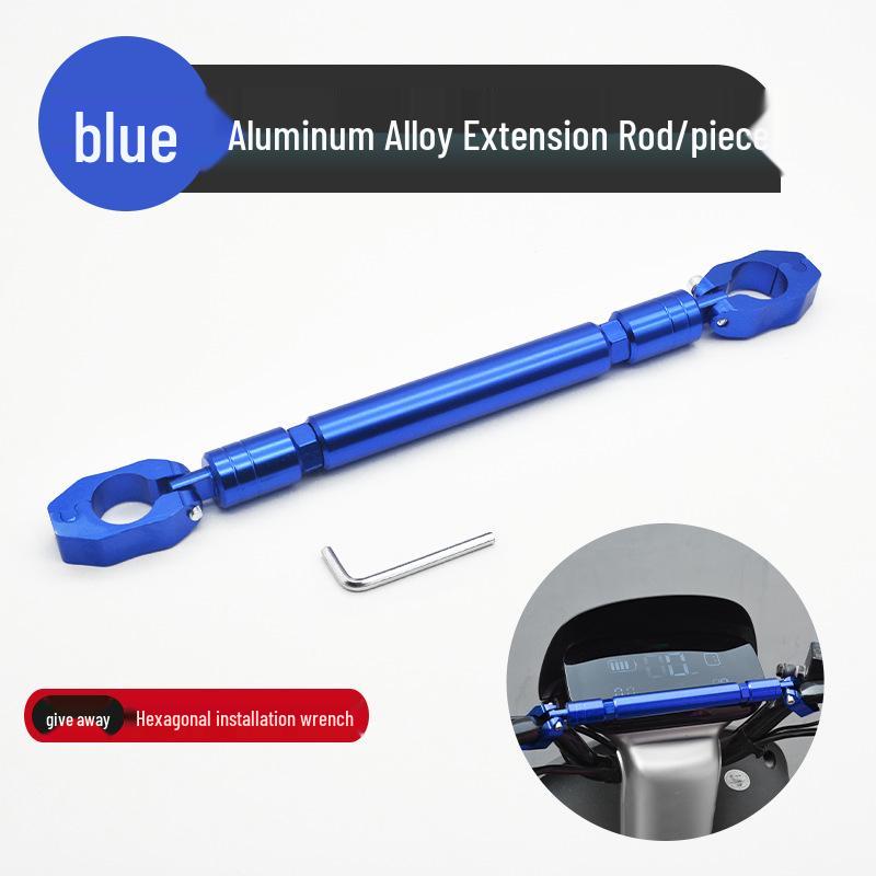 Enhanced Motorcycle Crossbar Balance Handlebar Extension Rod
