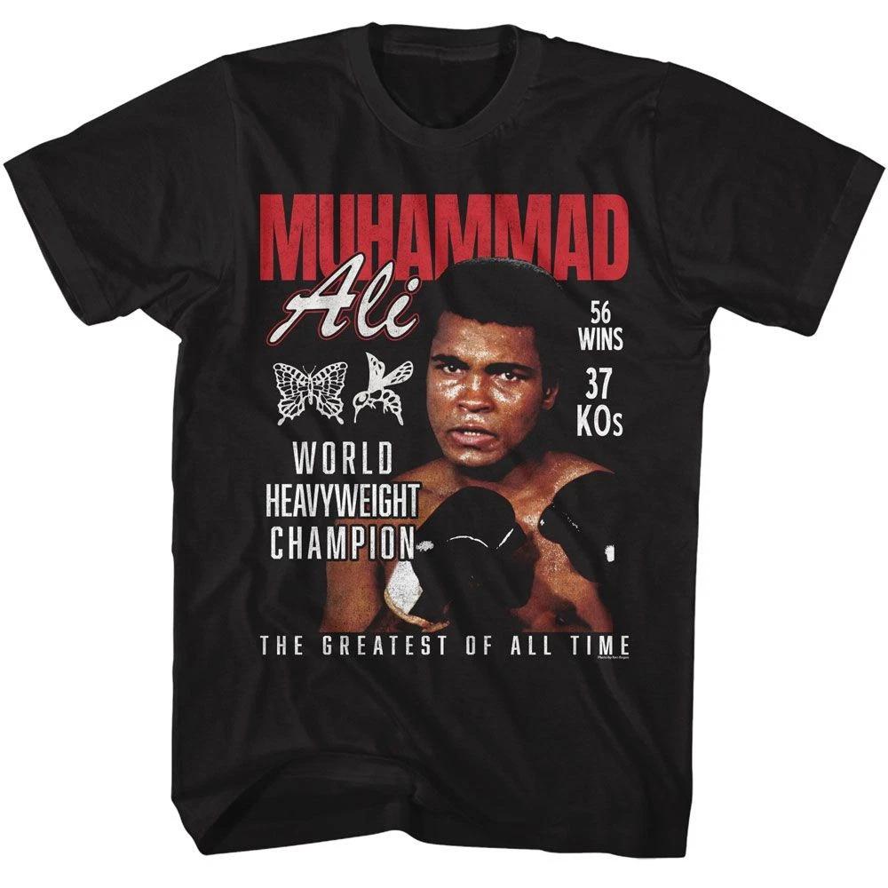 Muhammad Ali - Heavyweight Champion - Black Short Sleeve  Children s T-shirt 130