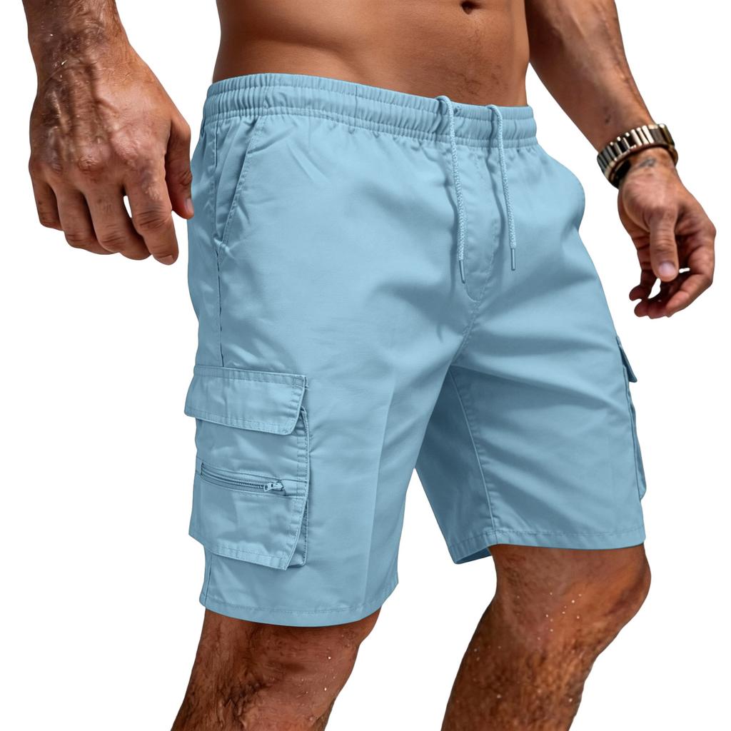 Men's Casual Stylish Lightweight Breathable Shorts - Men's Loose Multi-pocket Outdoor Sports Work Pants