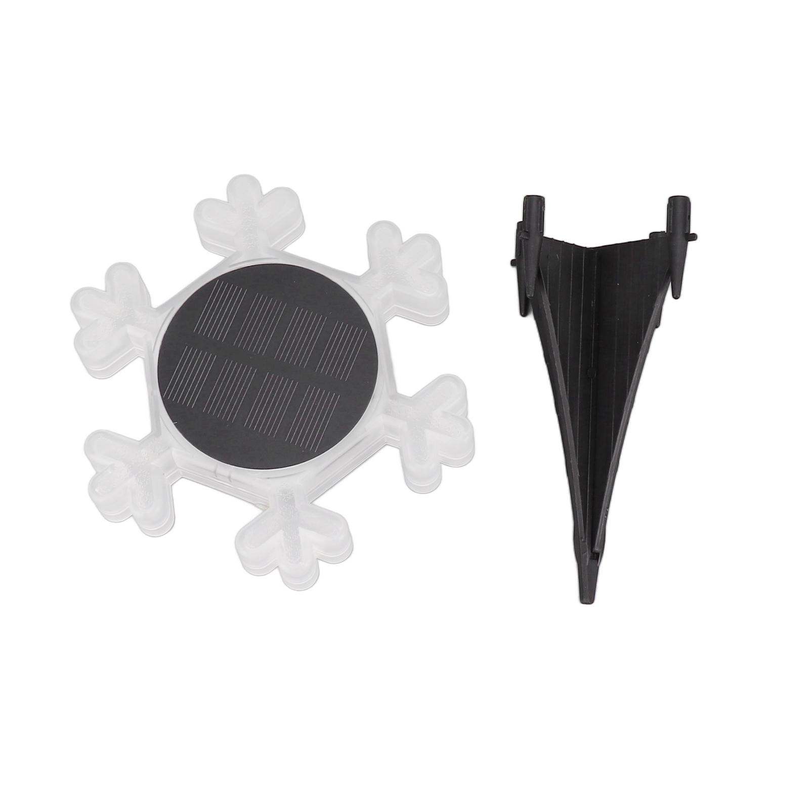 

Solar Snowflake Decoration Light Garden Light IP65 Waterproof 3 Modes with Stake Landscaping Light for Pathway Yard