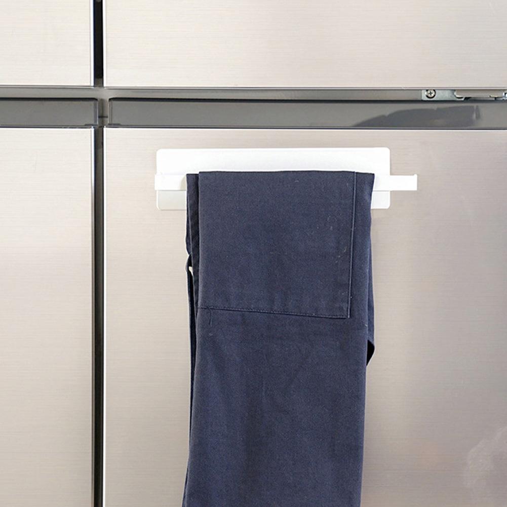 Magnetic Paper Towel Holder Paper Towel Rack Wall Mount Towel Bar Rack Strong Magnet Backing Metal Tissue Stand for RV Bathroom