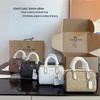 Koujia Women's Genuine Leather Mini Boston Tote Crossbody Handbag