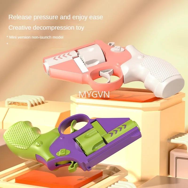 Little Revolver Toy Gun Mini Pistol Toy Gun Non-Firing Scientific And Educational Model