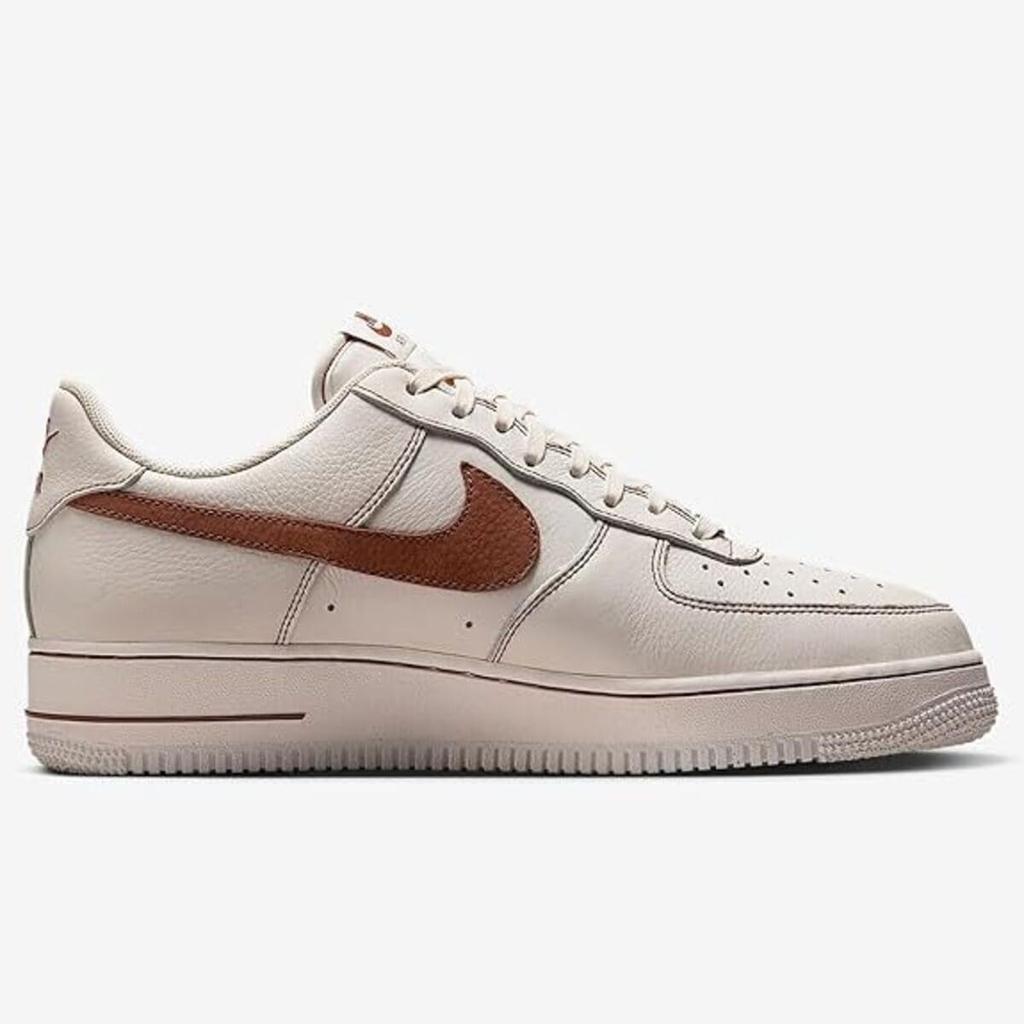 Nike Air Force 1 Size '07 LV8, Ivory/Saddle Brown, HQ2037-101, 30.0cm