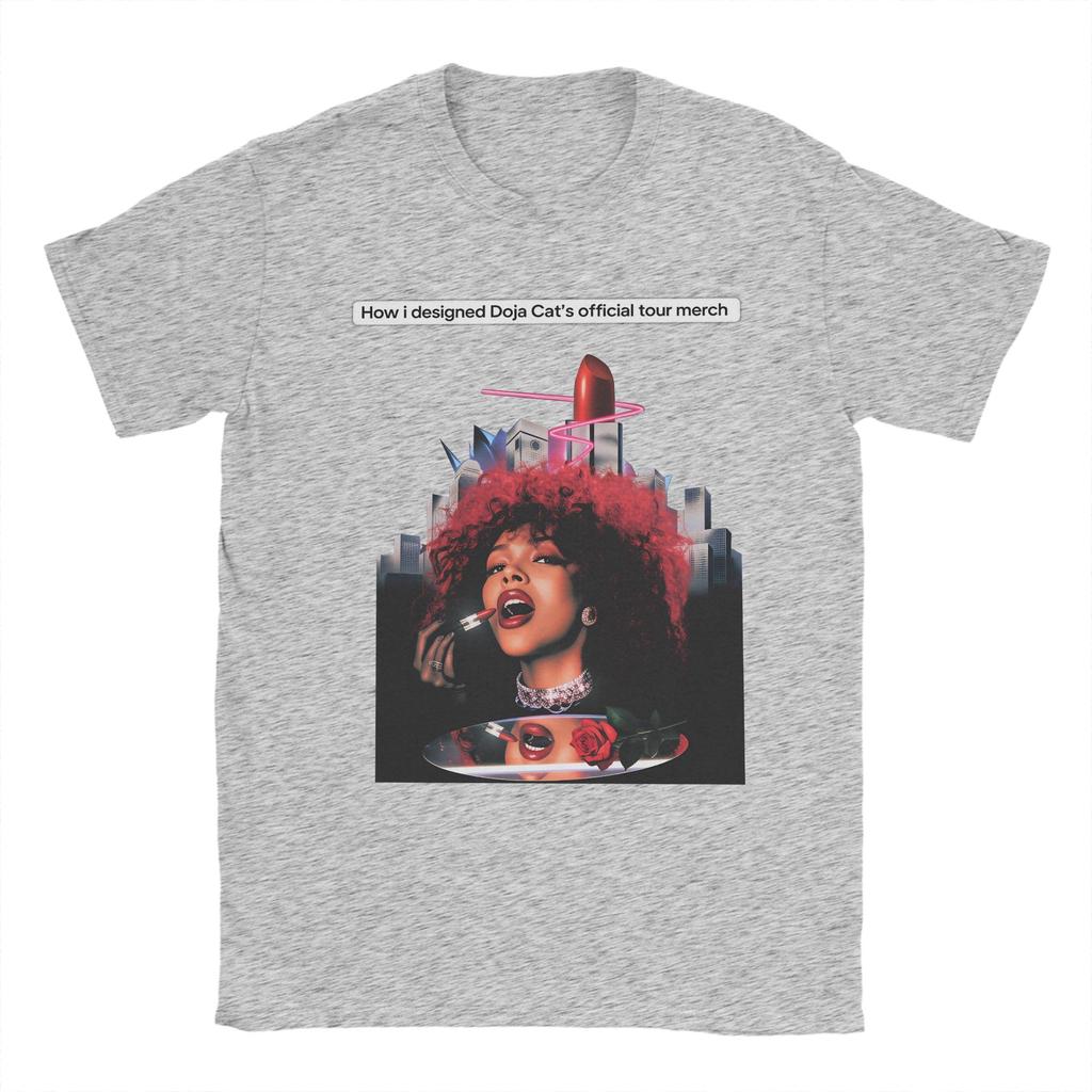 Doja Cat Tour Ma Vie T Shirt Beach Trendy Cool TShirts Couple Cotton Crew Neck 4XL 5XL 6XL Clothes Short Sleeve Basic Tshirt
