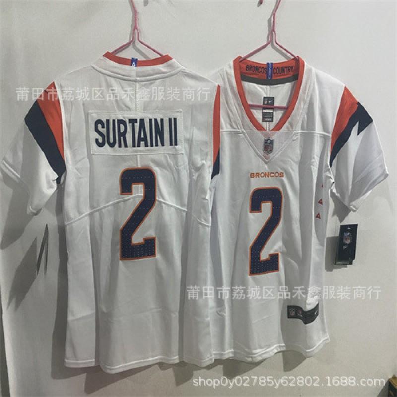 Denver Broncos NFL Football Jersey Kids Adults Cotton Team Uniform Size S M L XL XXL