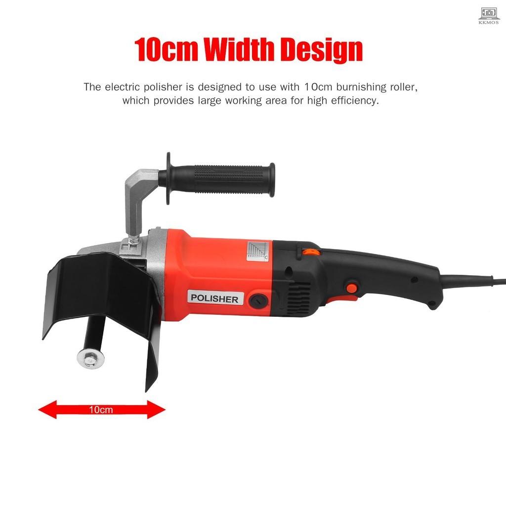 220V 1400W Electric Burnishing Polishing Machine Electric Wire drawing Machine Polisher for Metal Stainless Steel Wood Polishing  Electric Polisher