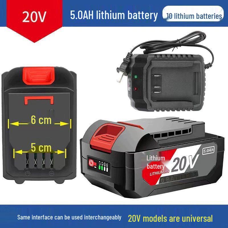 Model Tool: Lithium Angle Grinder with Hammer & Wrench