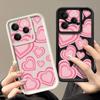 Y2K Retro Gradient Love Hearts Pattern Case For Xiaomi 14T 13T 11T Pro Funda Redmi Note 14 13 Pro 5G 12 11 Shockproof Bumper Silicone Cover